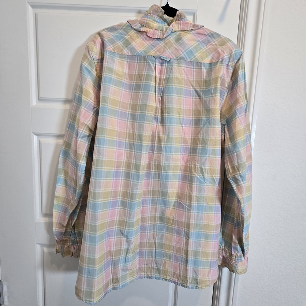 J. Crew Vintage Inspired Multicolor Plaid Shirt - Picture 3 of 4